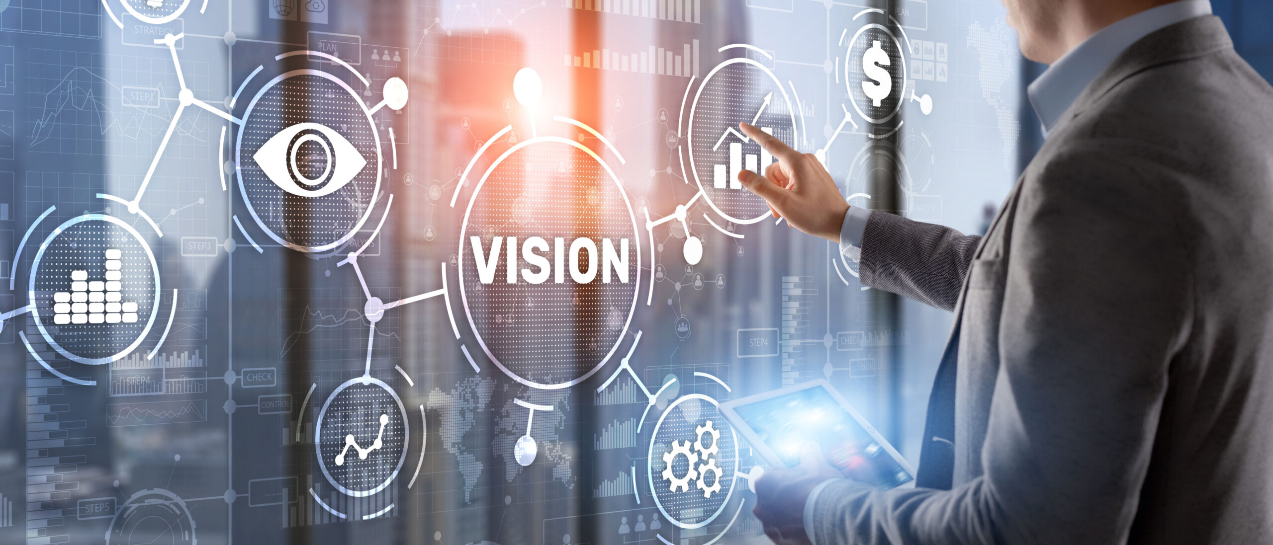 Vision Direction Future Business Inspiration Motivation Concept
